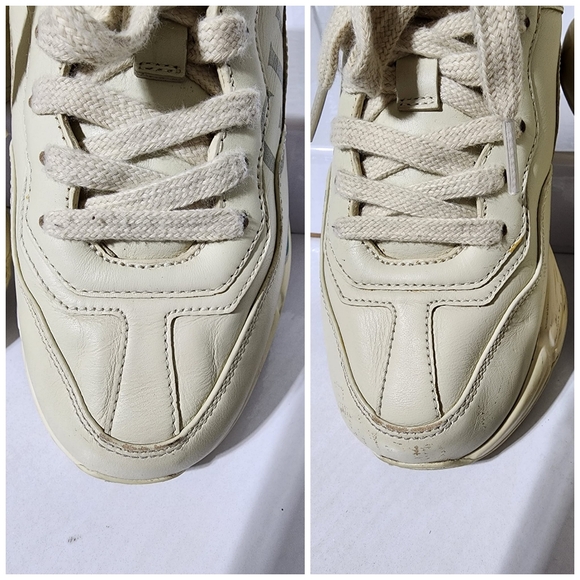 Gucci Rhyton Interlocking G Star Sneakers Off-White Size 34 - Picture 10 of 14